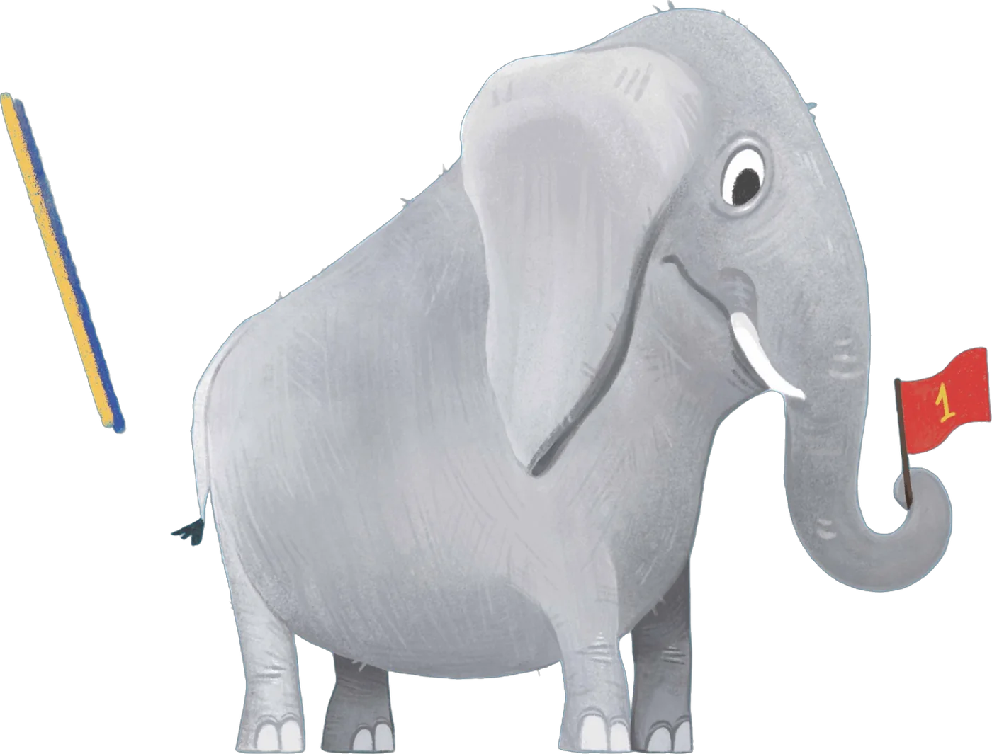 El elefante de ¡Números!